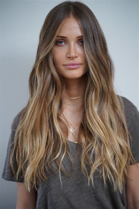 highlights honey|brunette with honey blonde highlights.